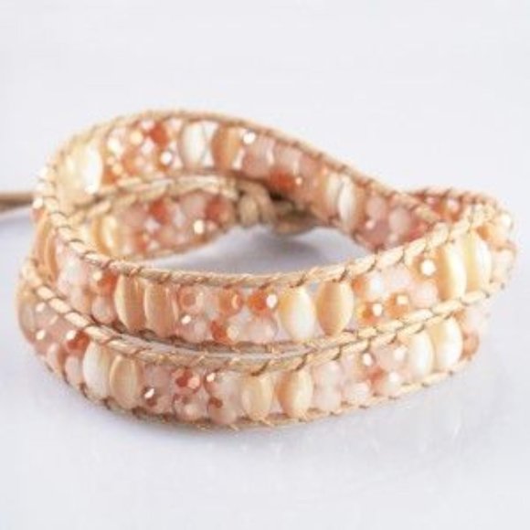 SueSue Jewelry - NEW Handmade Double Wrap Bracelet Choker Necklace